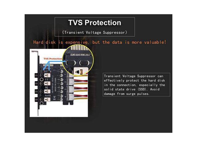 Hard Drive Power Switch Module for 2.5 inch/3.5 inch SATA HDD/SSD, with TVS protection. SATA Switch, HDD Power Switch Hard Drive Selector,Controls...