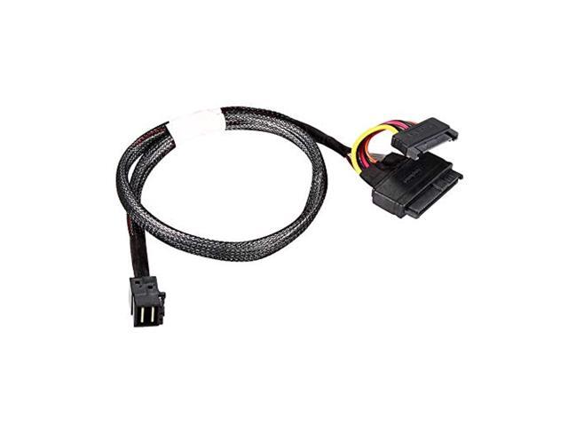 DiLinKer 50CM HD Mini-SAS(SFF-8643) to U.2 (SFF-8639) NVMe SSD Cable