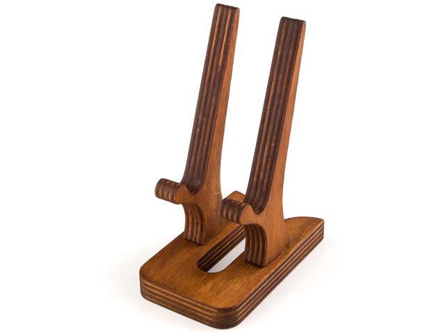 Rostmary Wooden Cell Phone Holder Tablet Stand for Desktop - Ideal for iPhone, iPad, Samsung, Tablet PCs, eReaders, Artwork, Make-up Mirror, Photo...