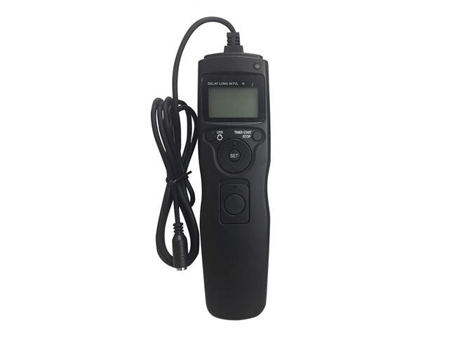 JNORSEN Digital Timer Remote Control,Timing Shutter Release, Wired Timer Remote Shutter, Camera Controller, Compatible with Nikon...