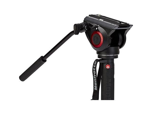 Manfrotto Xpro Aluminum Video Monopod with 500 Series Video Head, Black (MVMXPRO500US)