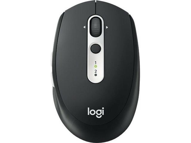 Logitech Wireless Mouse M585 Multi-Device with FLOW cross-computer control and file sharing for PC and Mac - Black