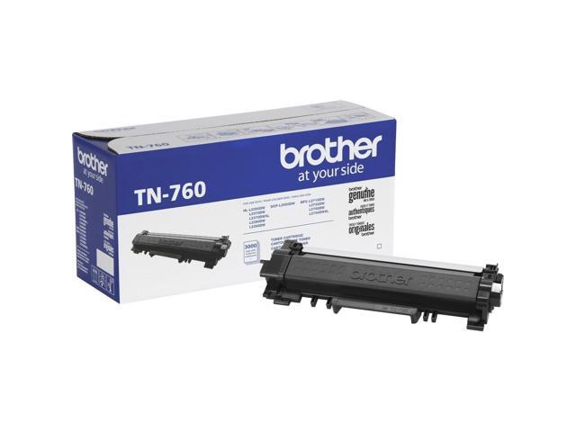 Brother Genuine TN-760 High Yield Toner Cartridge - Black (tn760)
