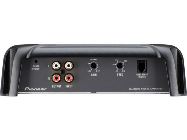 Pioneer - 1-Channel Class D Mono Amplifier - Black - image 7