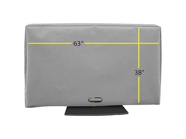 Solaire - Outdoor TV Cover for Most Flat-Screen TVs Up to 70" - Neutral Gray - image 9