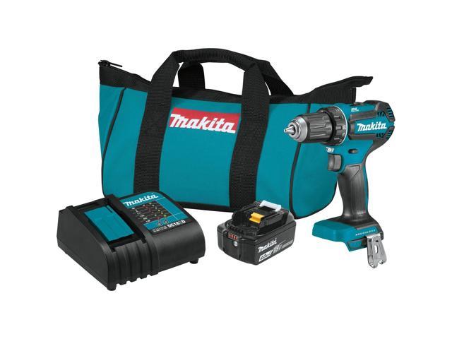 Photos - Drill / Screwdriver Makita Xfd13Sm1 18V Lxt Lithium-Ion Brushless Cordless 1/2' Driver-Drill K