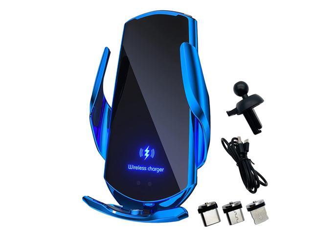 Wireless Car Charger Automotive Electric Induction 15W Wireless Charger Car Vent Mount Bracket Fast Charging Auto-Clamping Car Phone Holder Mount...