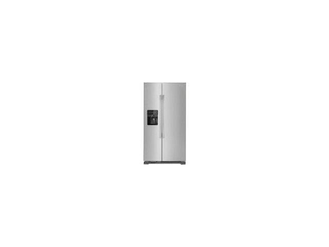 Amana - 21.4 Cu. Ft. Side-by-Side Refrigerator - Stainless Steel - image 3
