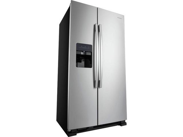 Amana - 21.4 Cu. Ft. Side-by-Side Refrigerator - Stainless Steel - image 4