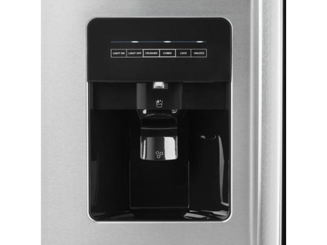 Amana - 21.4 Cu. Ft. Side-by-Side Refrigerator - Stainless Steel - image 5