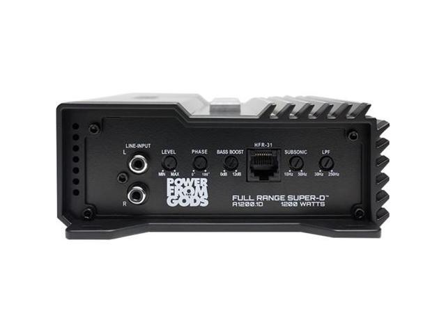 Hifonics - ALPHA 1200W Class D Digital Mono Amplifier with Variable Low-Pass Crossover - Black - image 10