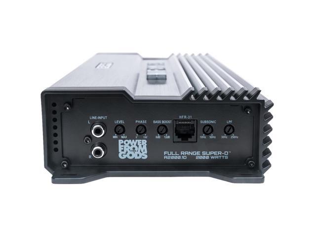 Hifonics - ALPHA 2000W Class D Digital Mono Amplifier with Variable Low-Pass Crossover - Black - image 10