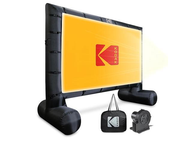 KODAK Inflatable Outdoor Projector Screen 17.5 Feet, Blow-Up Screen for Movies, TV, Sports Games & More Includes Air Pump, Storage Carry Case,...