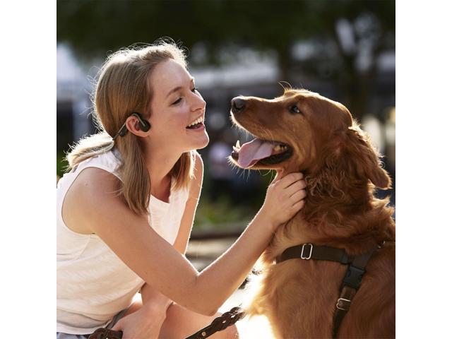 Shokz - OpenMove Bone Conduction Open Ear Lifestyle/Sport Headphones - Gray - image 5