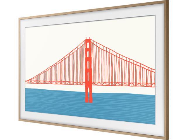 Samsung - 55” The Frame Customizable Bezel - Modern Teak - image 8