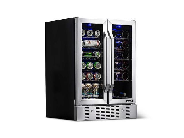 NewAir 18-Bottle Wine and 60-Can Dual Zone Beverage Coole photo