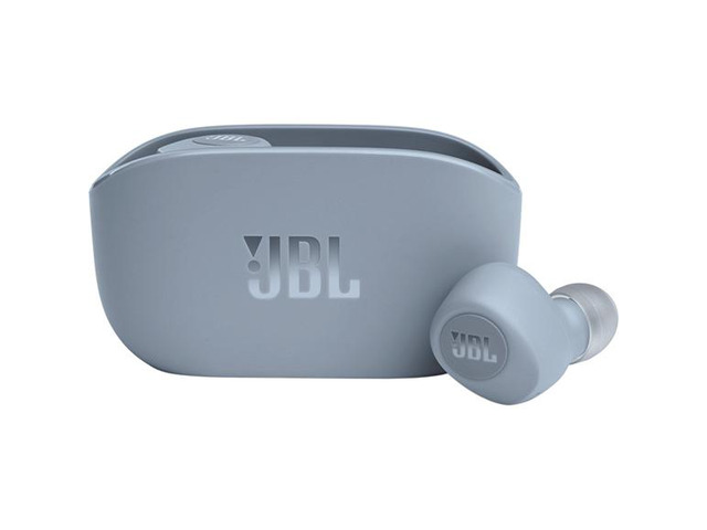 JBL JBLV100TWSBLUAM Vibe 100TWS True Wireless Earbuds - Blue