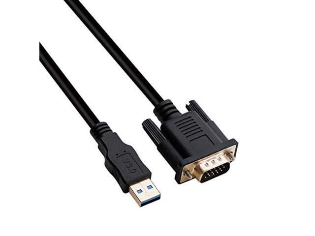 usb 3.0 to vga cable, benfei usb 3.0 to vga male to male cable - 6 feet