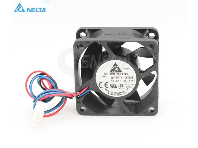 for delta electronics AFB0612DH 6025 6cm 60mm fan 12V 1.1A 3 pin computer case cpu cooling fans