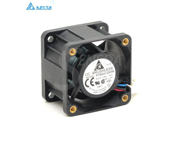 for delta PFB0412SHN DY339 4CM 4028 12V 0.6A four-wire pwm server industrial cooling fans