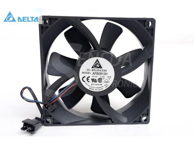 Wholesale for delta Electronics AFB0912H -AF00 9025 9225 90mm 9cm DC 12V 0.30A 3-pin 3-wire server axial cooling fan