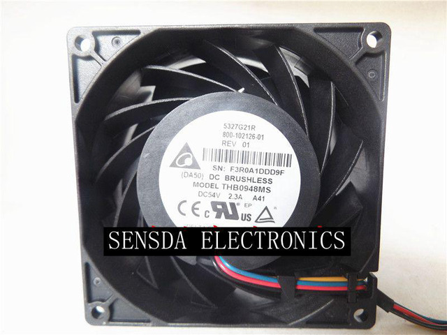 for delta THB0948MS P/N G5O22TDDD99 9cm 9056 92x92x56mm 48V 54V 2.3A Large air volume booster server powerful cooling fan