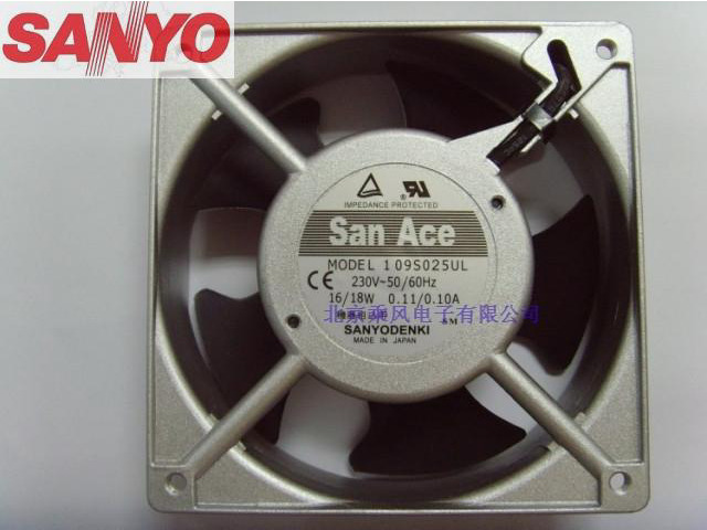For Sanyo 109S025UL 12038 120mm 12cm AC 220V 0.11A 16/18W server inverter cooling fan