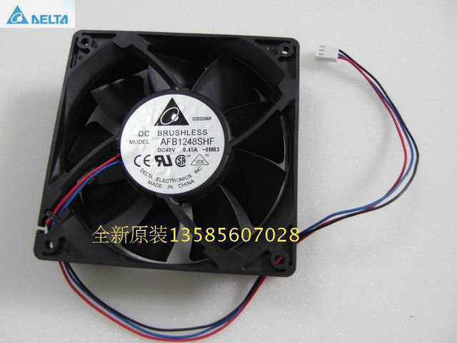 for delta AFB1248SHF 120 * 120 * 32MM DC 48V 0.45A axial cooling fan 4300RPM 174.45CFM