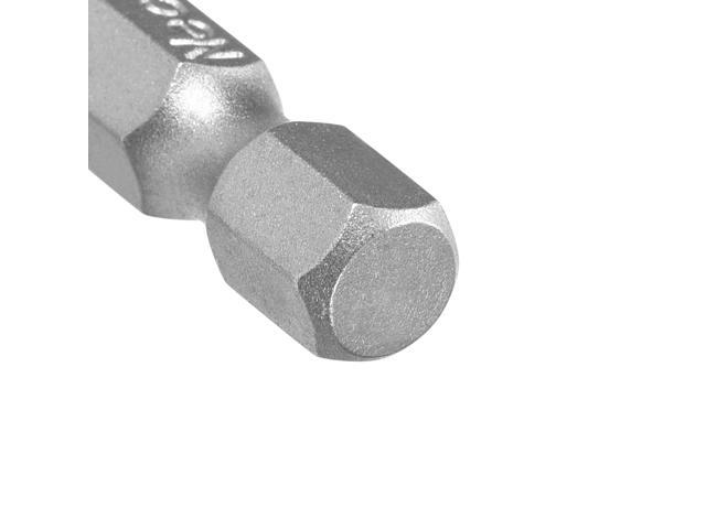 10Pcs 1/4' Hex Shank 100mm Length Magnetic SL6 Slot Head Screwdriver Bits S2 Alloy Steel