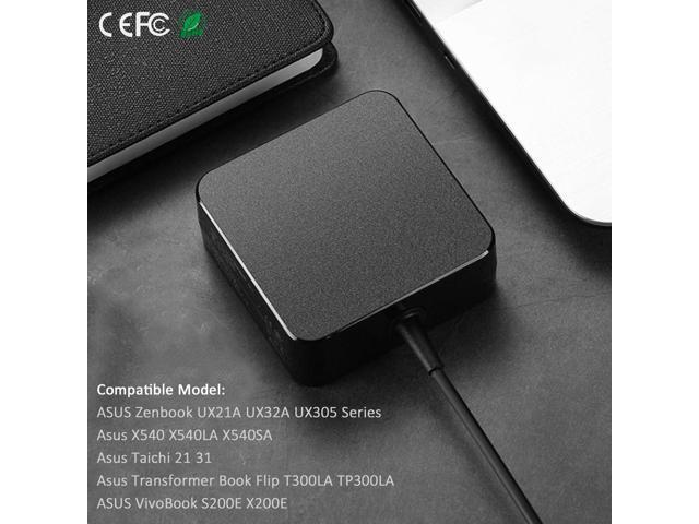 45W 33W Laptop Charger for Asus Vivobook 14 15 17 E203M F415 F415E F510U F510UA F512JA F512J X553M X540S X540L X541N X556U F512D Chromebook C202...