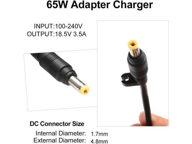 65W Adapter Charger Compatible for HP Pavilion DV6000 DV6500 DV6700 DV1000 DV2000 DV4000 DV5000 DV8000 DV9000 DV9500, Compaq Presario C300 C500...