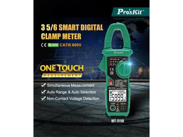 Pro'skit MT-3110 Intelligent Clamp Meter Dual Screen Digital Display Multimeter Ammeter Automatic Range Backlight
