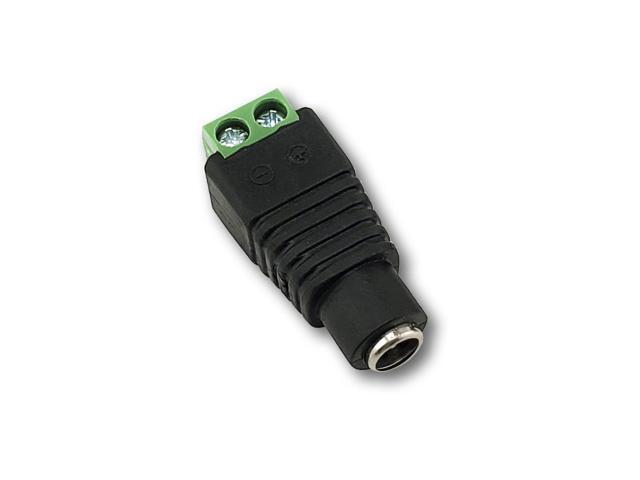 Pack of 10 Female 12V DC Power Connectors 5.5mm Jack Adapter by SatelliteSale