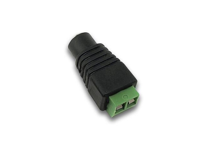 Pack of 10 Female 12V DC Power Connectors 5.5mm Jack Adapter by SatelliteSale