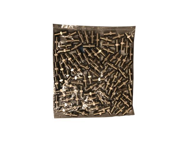 New 100 PPC F81 Barrel RG6 Female Slice Coax Cable Connector 3GHz (CF81GHZM)