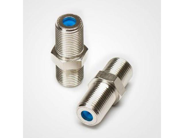 New 100 PPC F81 Barrel RG6 Female Slice Coax Cable Connector 3GHz (CF81GHZM)