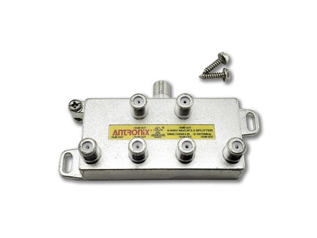 6 Way Antronix MMC1006H-B 5-1675 MHz MoCA 2.0 Splitter for Frontier Formerly Verizon Fios