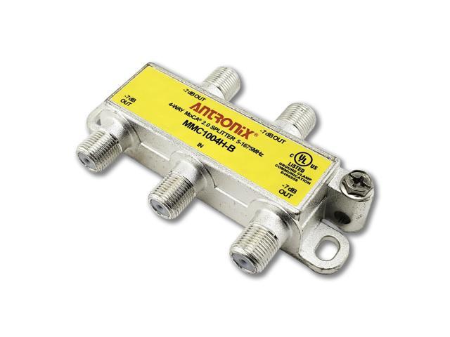 4 Way Antronix MMC1004H-B 5-1675 MHz MoCA 2.0 Splitter for Frontier Formerly Verizon Fios