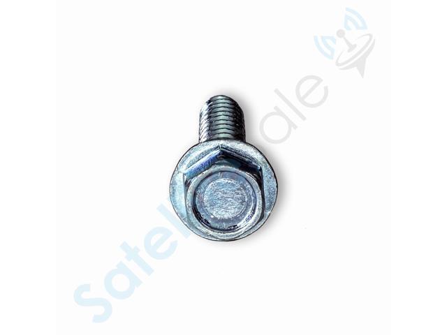 SatelliteSale Universal Roof Patch Kit 10x Zinc Plated Lag Bolts and 5x Mastic Pitch Pads