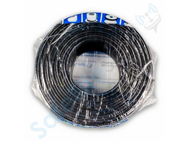 SatelliteSale Kit of Amphenols Innovative and Sustainable Tech Service Bag 500 feet of Black Drop Cable
