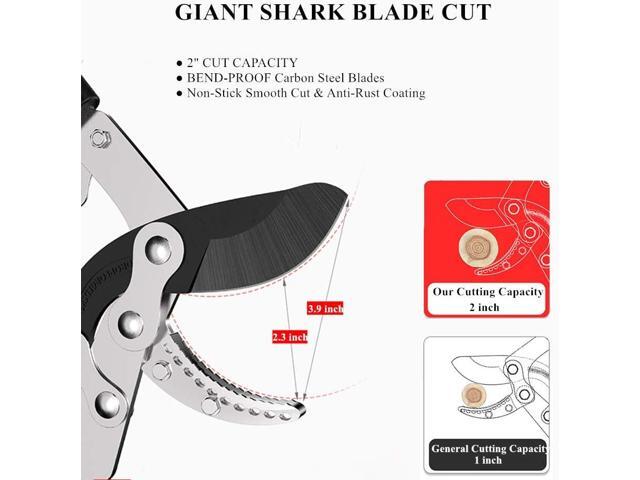 Heavy Duty Anvil Lopping Shears -2 inch Cutting Capacity Bypass Lopper - Extendable 26 Inch to 41 Inch,Professional Tree Branch Cutter