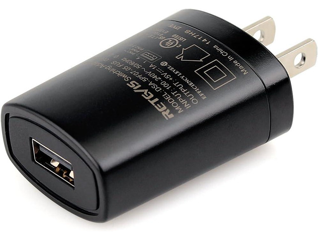 Retevis H-777 Charger Adapter 5V 1A USB Adapter Charger for Retevis H-777 RT86 RT19 RT7 RT16 RT68 H777S RT49 RT18 RT27 RT17 RT47 RB26 RB48 NR10...