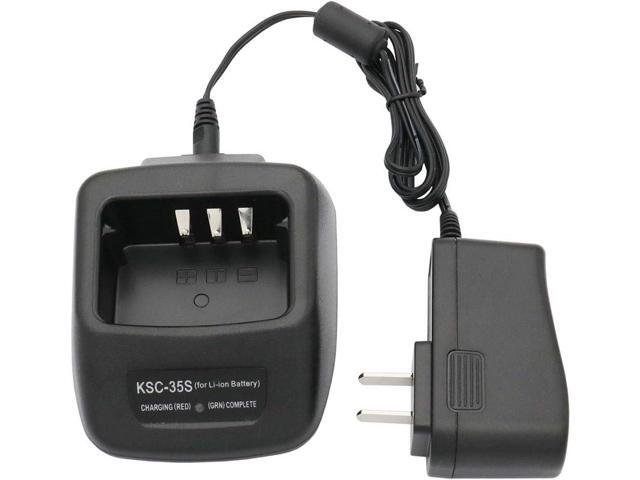 Karier KNB-45L KNB-63L KNB-65L Li-ion Battery Rapid Charger Compatible for Kenwood TK-2400 TK-2402 TK-3400 TK-3402 TK-2200 TK-2300 TK-2207 TK-3207...