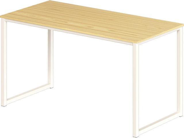SHW Home Office 48-Inch Computer Desk, White/Oak