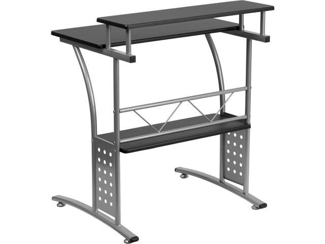 EMMA + OLIVER Clifton Black Computer Desk