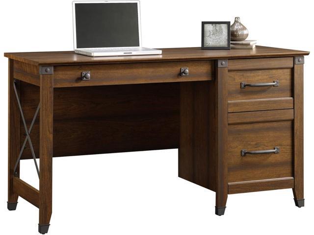 Sauder Carson Forge Desk, Washington Cherry finish