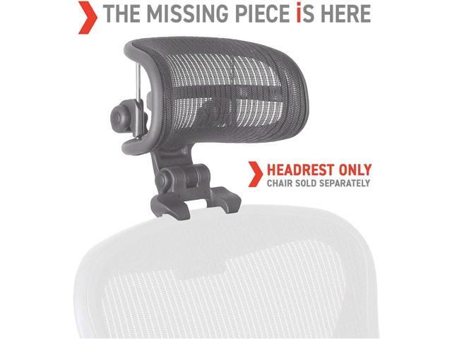 Engineered Now The Original Headrest for The Herman Miller Aeron Chair H3 Carbon Colors and Mesh Match Remastered Aeron Chair 2017 and Newer...