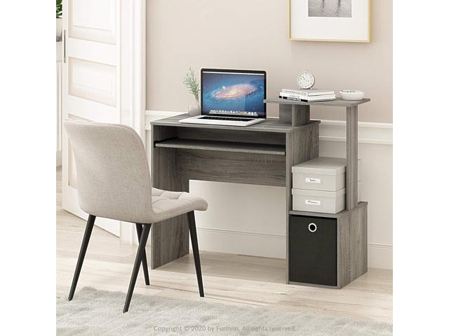 Furinno Econ Multipurpose Home Office Computer Writing Desk, French Oak Grey