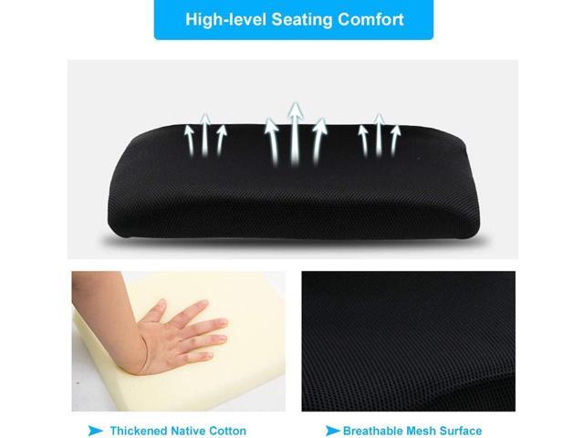 BestOffice Ergonomic Office Chair Mid-Back Swivel Desk Chair Breathable Backrest & Lumbar Support Adjustable Height Sponge Seat Rolling...