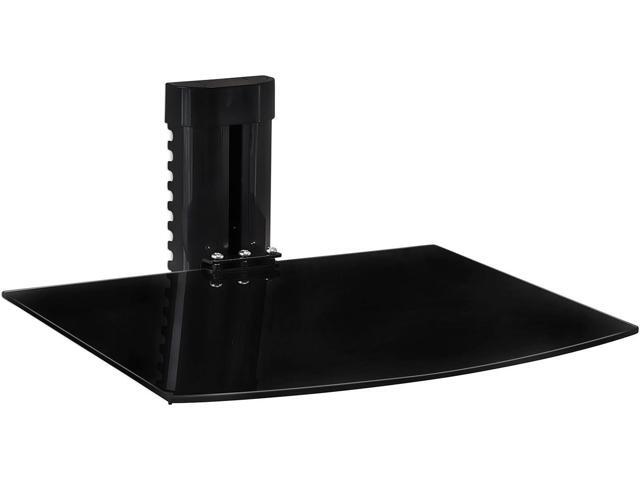 Mount-It! Floating TV Shelf, Wall Mounted Shelf for Receiver, Cable Box, PlayStation, Xbox, DVD Player, Projector and AV Components, 17.6 Lbs...